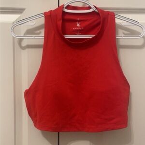 Spyder cropped tank